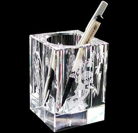 水晶筆筒 價格 面議 件 浦江生輝水晶工藝品廠 價格庫