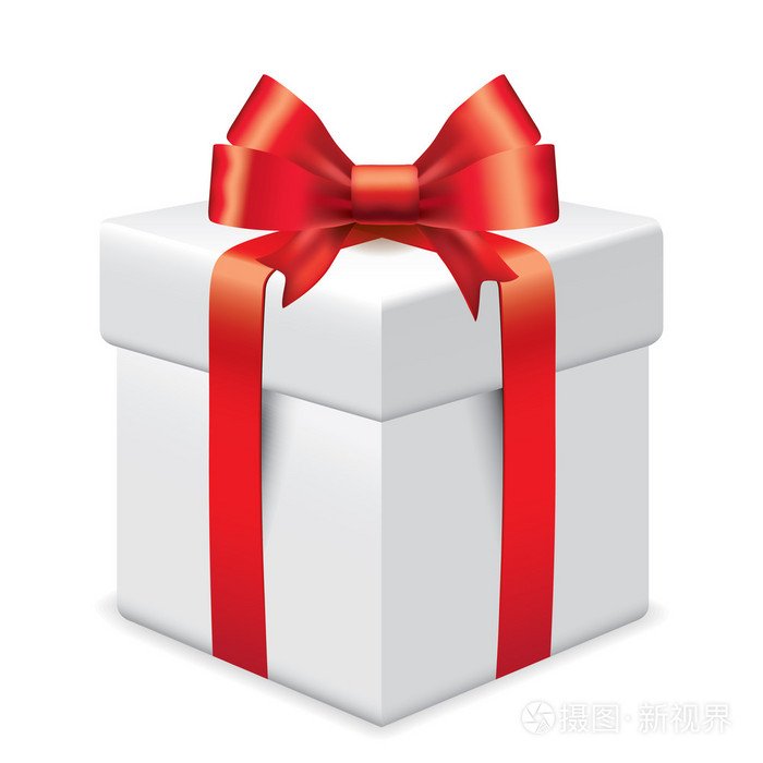 照片般逼真的禮物盒矢量圖