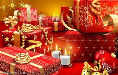 圣誕節禮品盒圖片素材
